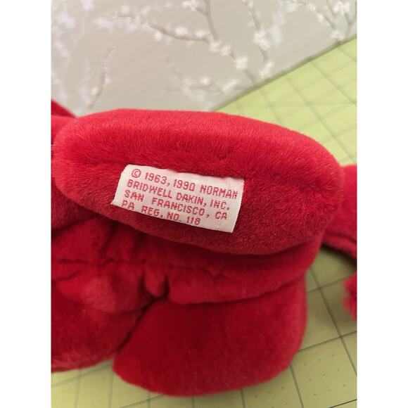 Vintage Clifford The Big Red Dog Plush Stuffed Animal Dakin 1990 Norman Bridwell - Picture 7 of 12